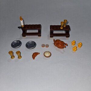 LEGO Harry Potter Advent Calendar 75964 Food Lot Turkey Dessert Tables Goblets